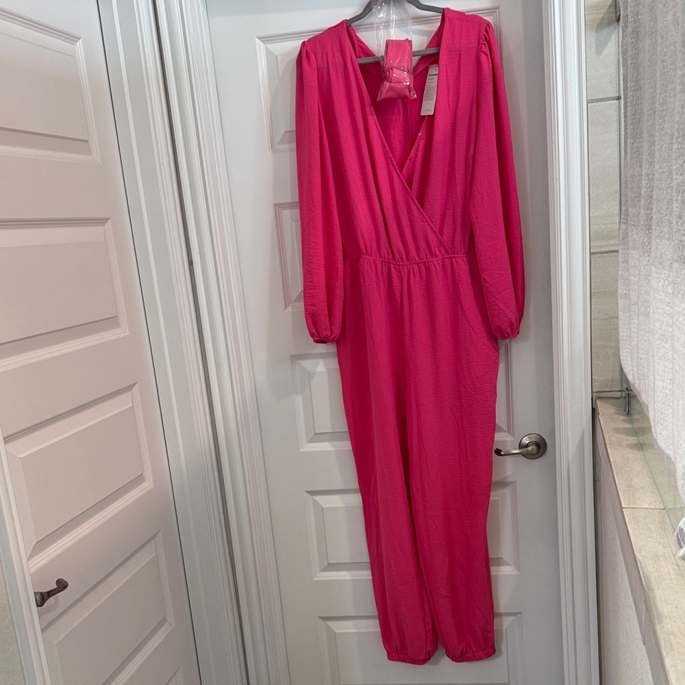 Chic Fuchsia Jumpsuit